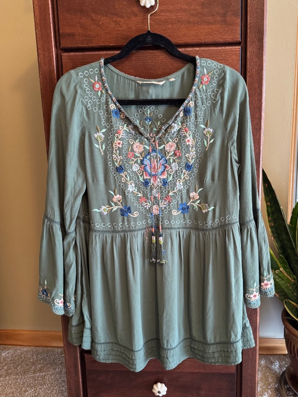 Soft Surroundings Green Tunic